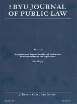 Brigham Young University Journal of Public Law